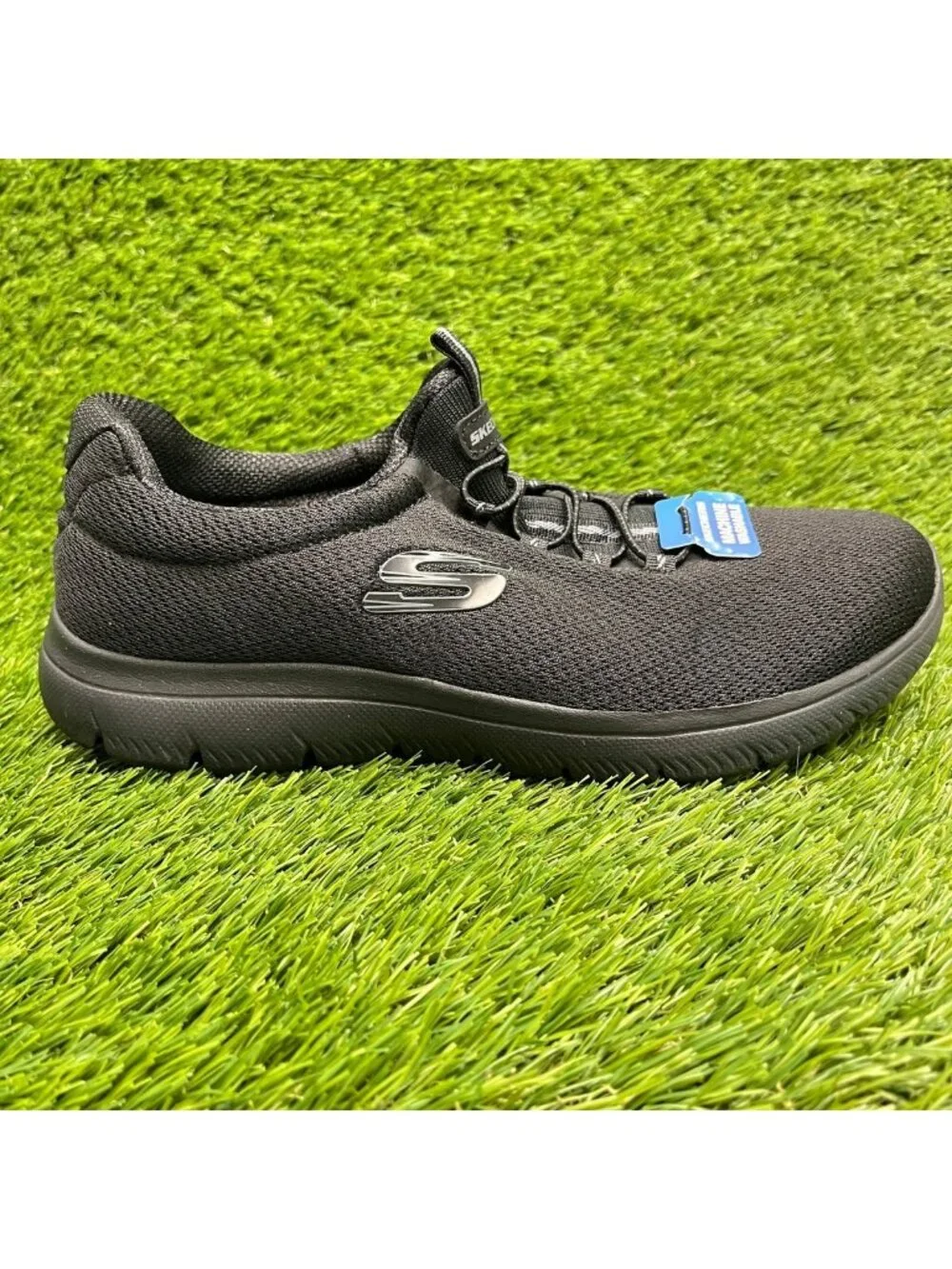 Skechers Summits-Summer Blush Womens Size 8D Black Athletic Shoes Sneakers